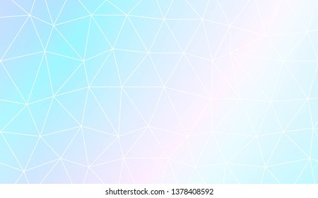 Template background with curved line. Polygonal pattern with triangles style. Decorative design for your idea. Vector illustration. Creative gradient color