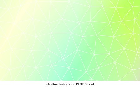 Template background with curved line. Polygonal pattern with triangles style. Decorative design for your idea. Vector illustration. Creative gradient color
