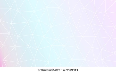 Template background with curved line. Polygonal pattern with triangles style. Decorative design for your idea. Vector illustration. Creative gradient color