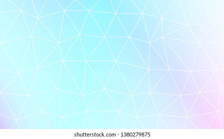 Template background with curved line. Polygonal pattern with triangles style. Decorative design for your idea. Vector illustration. Creative gradient color