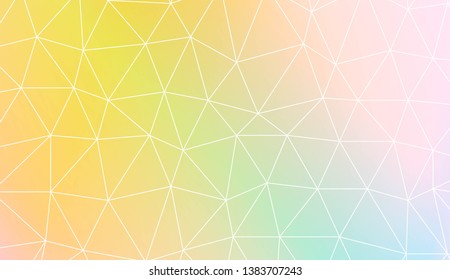 Template background with curved line. Polygonal pattern with triangles style. Decorative design for your idea. Vector illustration. Creative gradient color