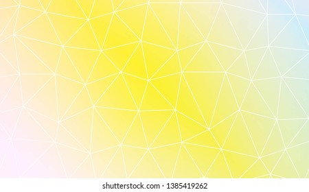 Template background with curved line. Polygonal pattern with triangles style. Decorative design for your idea. Vector illustration. Creative gradient color