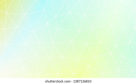 Template background with curved line. Polygonal pattern with triangles style. Decorative design for your idea. Vector illustration. Creative gradient color
