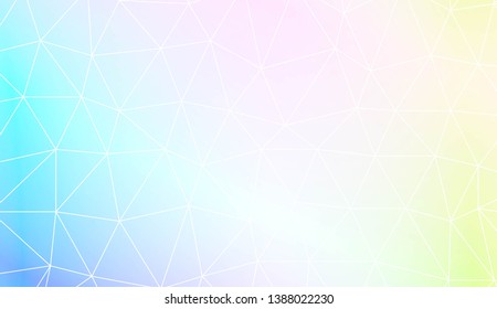 Template background with curved line. Polygonal pattern with triangles style. Decorative design for your idea. Vector illustration. Creative gradient color