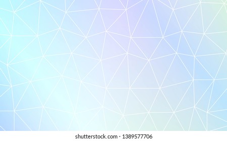 Template background with curved line. Polygonal pattern with triangles style. Decorative design for your idea. Vector illustration. Creative gradient color