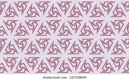 Template background with curved line. Triangles style. Vector illustration. Red, brown color. For flyer, screen, business presentation. Seamless.