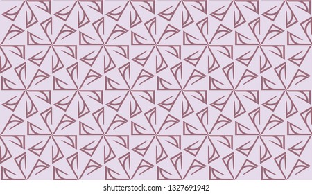 Template background with curved line. Triangles style. Vector illustration. Red, brown color. For flyer, screen, business presentation. Seamless.