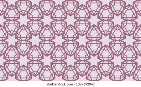 Template background with curved line. Triangles style. Vector illustration. Red, brown color. For flyer, screen, business presentation. Seamless.