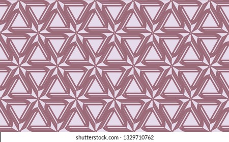 Template background with curved line. Triangles style. Vector illustration. Red, brown color. For flyer, screen, business presentation. Seamless.