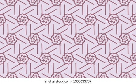 Template background with curved line. Triangles style. Vector illustration. Red, brown color. For flyer, screen, business presentation. Seamless.