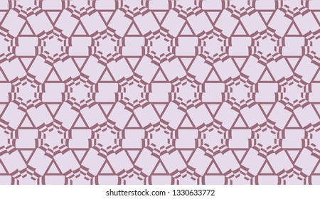 Template background with curved line. Triangles style. Vector illustration. Red, brown color. For flyer, screen, business presentation. Seamless.