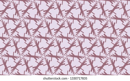 Template background with curved line. Triangles style. Vector illustration. Red, brown color. For flyer, screen, business presentation. Seamless.