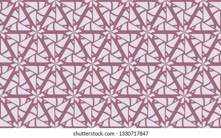 Template background with curved line. Triangles style. Vector illustration. Red, brown color. For flyer, screen, business presentation. Seamless.