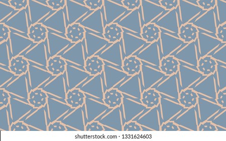 Template background with curved line. Triangles style. Vector illustration. For flyer, screen, business presentation