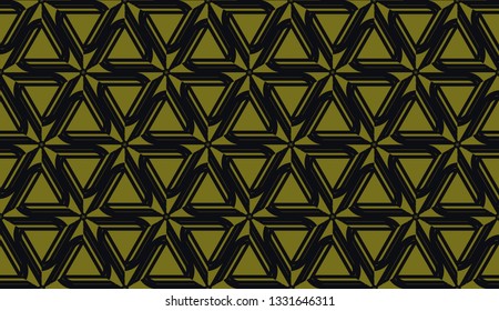 Template background with curved line. Triangles style. Vector illustration. For flyer, screen, business presentation