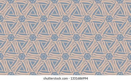 Template background with curved line. Triangles style. Vector illustration. For flyer, screen, business presentation