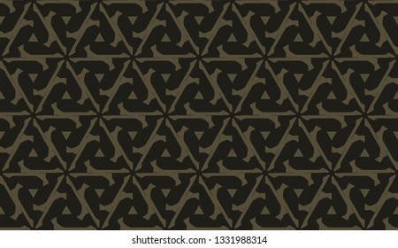 Template background with curved line. Triangles style. Vector illustration. For flyer, screen, business presentation