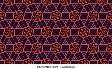 Template background with curved line. Triangles style. Vector illustration. For flyer, screen, business presentation