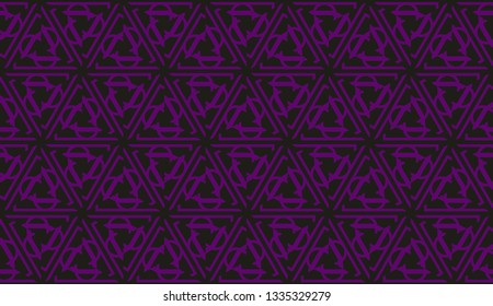Template background with curved line. Triangles style. Vector illustration. For flyer, screen, business presentation