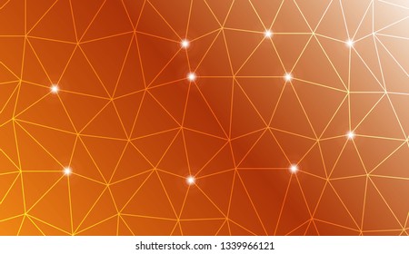 Template background with curved line. Triangles style. For interior wallpaper, smart design, fashion print. Vector illustration. Creative gradient color
