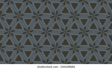 Template background with curved line. Triangles style. Vector illustration. For flyer, screen, business presentation