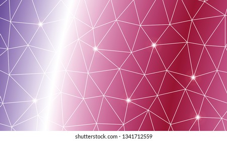 Template background with curved line. Triangles style. Background for your business project. Advert, template screen. Vector illustration. Creative gradient color