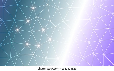 Template background with curved line. Triangles style. Background for your business project. Advert, template screen. Vector illustration. Creative gradient color