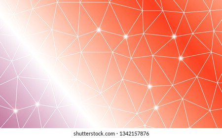 Template background with curved line. Triangles style. Background for your business project. Advert, template screen. Vector illustration. Creative gradient color