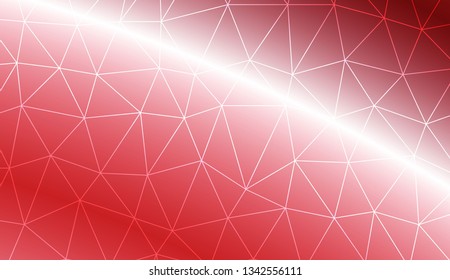 Template background with curved line. Triangles style. For interior wallpaper, smart design, fashion print. Vector illustration. Creative gradient color