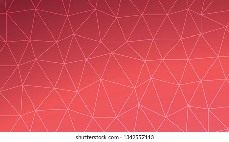 Template background with curved line. Triangles style. For interior wallpaper, smart design, fashion print. Vector illustration. Creative gradient color