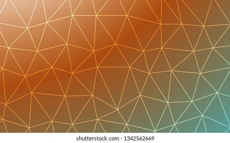 Template background with curved line. Triangles style. Background for your business project. Advert, template screen. Vector illustration. Creative gradient color