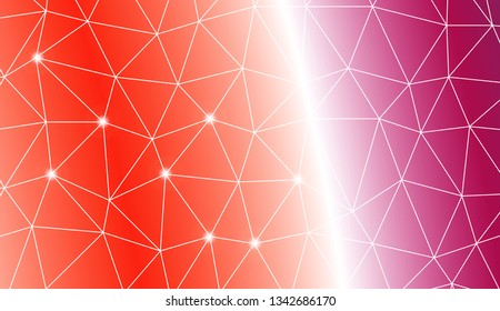 Template background with curved line. Triangles style. Background for your business project. Advert, template screen. Vector illustration. Creative gradient color