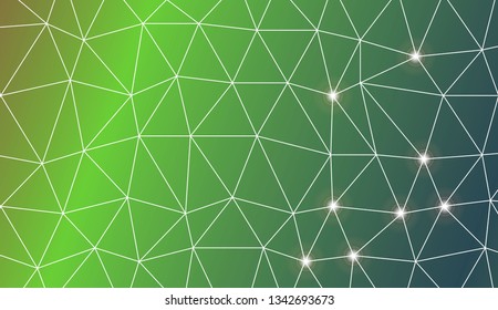 Template background with curved line. Triangles style. Background for your business project. Advert, template screen. Vector illustration. Creative gradient color