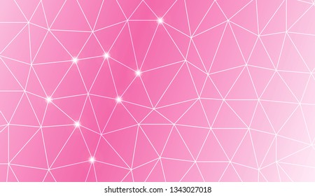 Template background with curved line. Triangles style. Background for your business project. Advert, template screen. Vector illustration. Creative gradient color