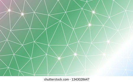 Template background with curved line. Triangles style. Background for your business project. Advert, template screen. Vector illustration. Creative gradient color