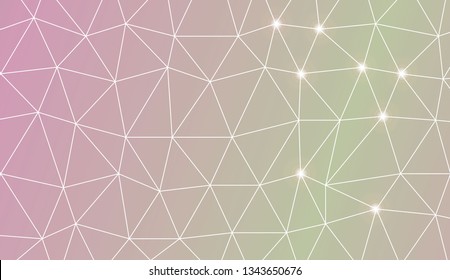 Template background with curved line. Triangles style. Background for your business project. Advert, template screen. Vector illustration. Creative gradient color