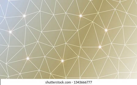 Template background with curved line. Triangles style. Background for your business project. Advert, template screen. Vector illustration. Creative gradient color