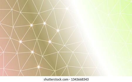Template background with curved line. Triangles style. Background for your business project. Advert, template screen. Vector illustration. Creative gradient color