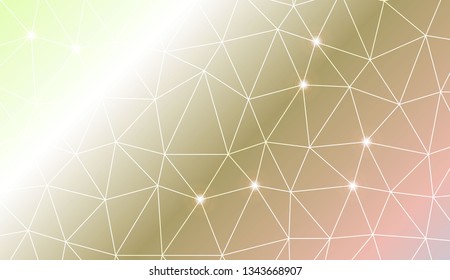 Template background with curved line. Triangles style. Background for your business project. Advert, template screen. Vector illustration. Creative gradient color