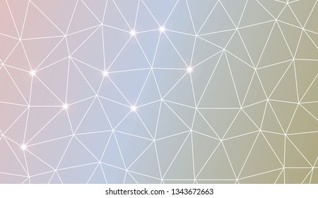 Template background with curved line. Triangles style. Background for your business project. Advert, template screen. Vector illustration. Creative gradient color