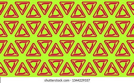 Template background with curved line. Triangles style. Vector illustration. For flyer, screen, business presentation