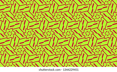 Template background with curved line. Triangles style. Vector illustration. For flyer, screen, business presentation