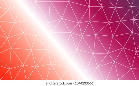 Template background with curved line. Triangles style. Background for your business project. Advert, template screen. Vector illustration. Creative gradient color