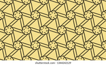 Template background with curved line. Triangles style. Vector illustration. For flyer, screen, business presentation