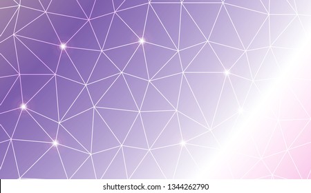 Template background with curved line. Triangles style. Background for your business project. Advert, template screen. Vector illustration. Creative gradient color