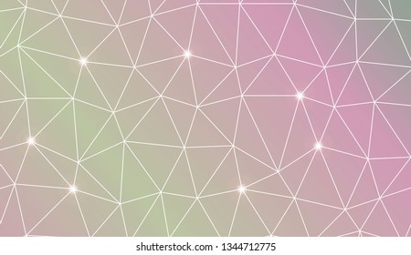 Template background with curved line. Triangles style. Background for your business project. Advert, template screen. Vector illustration. Creative gradient color