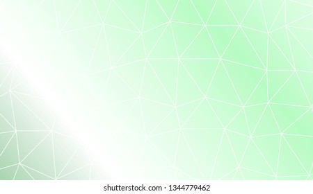 Template background with curved line. Triangles style. For interior wallpaper, smart design, fashion print. Vector illustration. Creative gradient color