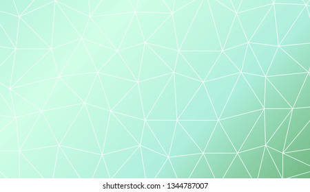 Template background with curved line. Triangles style. For interior wallpaper, smart design, fashion print. Vector illustration. Creative gradient color