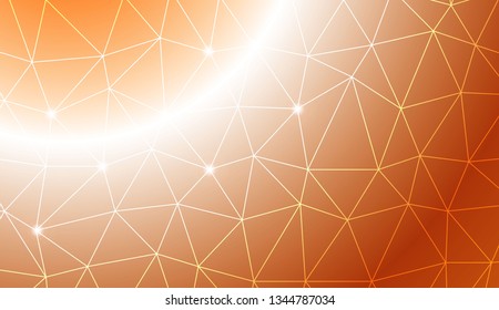 Template background with curved line. Triangles style. For interior wallpaper, smart design, fashion print. Vector illustration. Creative gradient color