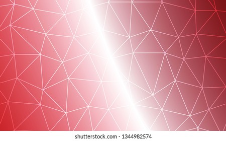 Template background with curved line. Triangles style. For interior wallpaper, smart design, fashion print. Vector illustration. Creative gradient color
